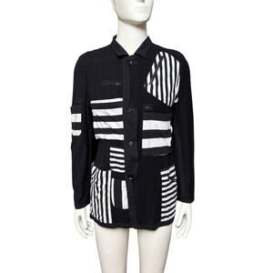 Y-3 Yohji Yamamoto Vintage Men Reversible Jacket Size Large 100% Cotton